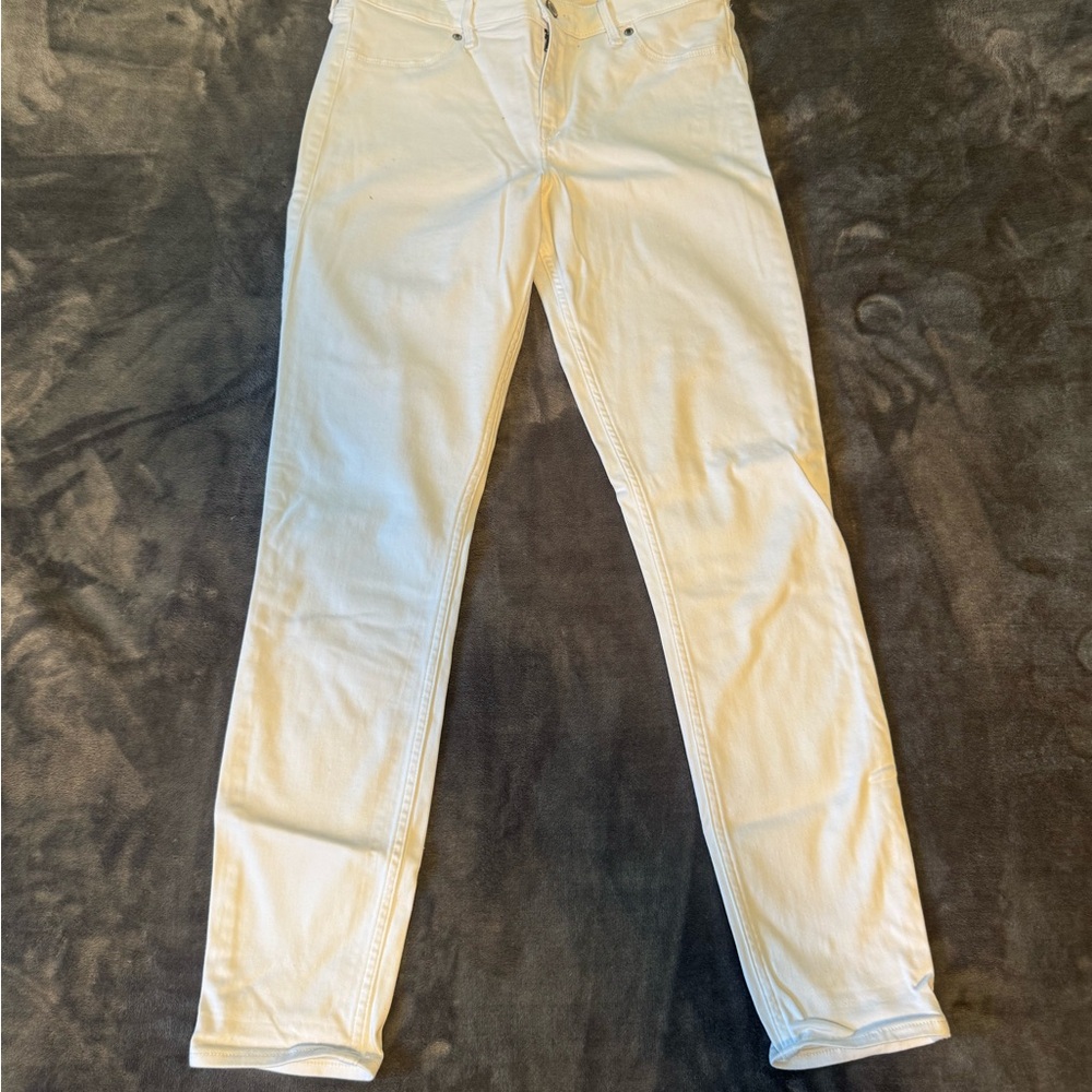 A&F White Skinny Jeans